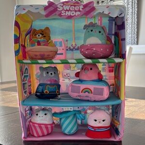Squishville by Squishmallows Sweet Shop Playset with Plush Toys